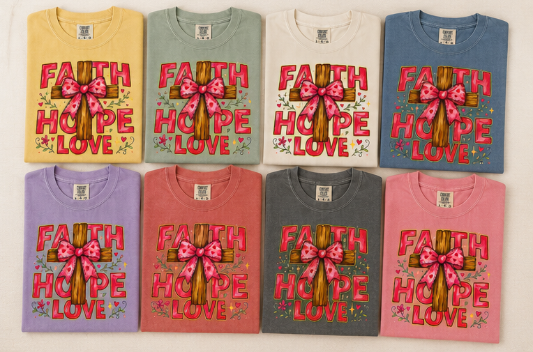 Faith, Hope, Love Cross