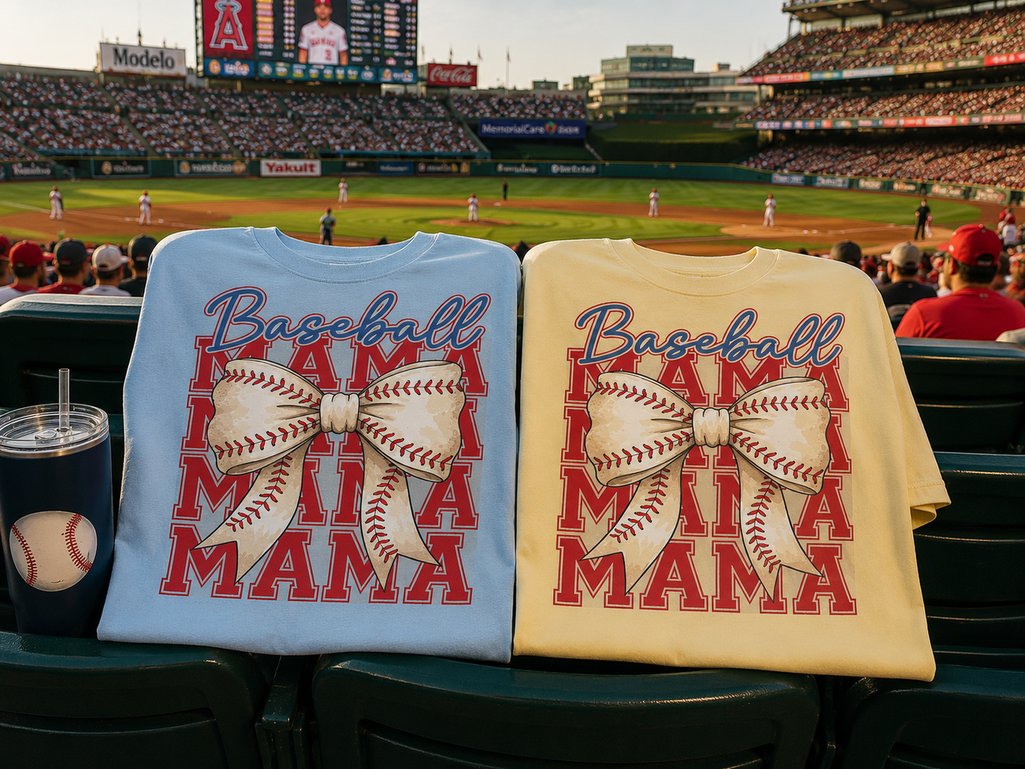 baseball bow mama