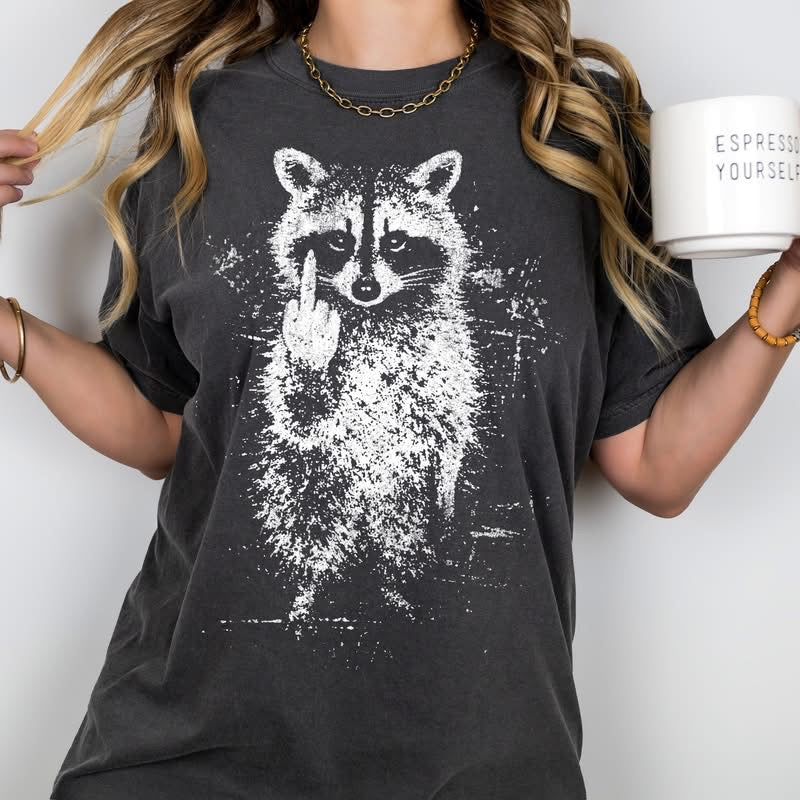 Middle Finger Raccoon