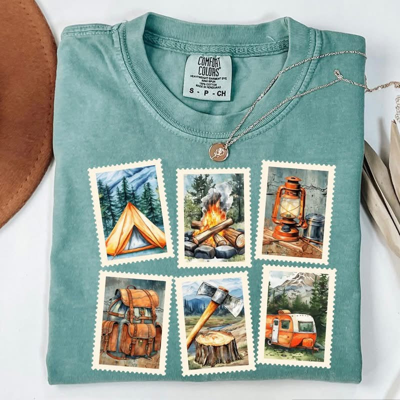 Camping Stamps