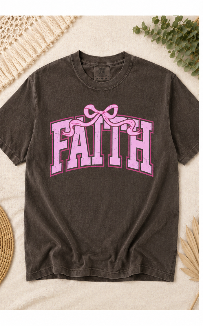 FAITH Pink Bow