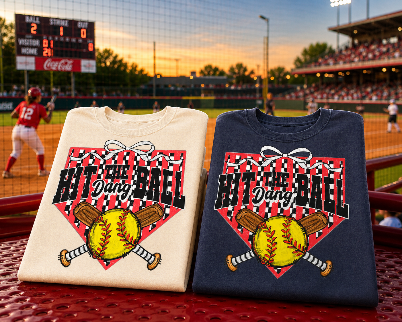 hit the dang ball softball
