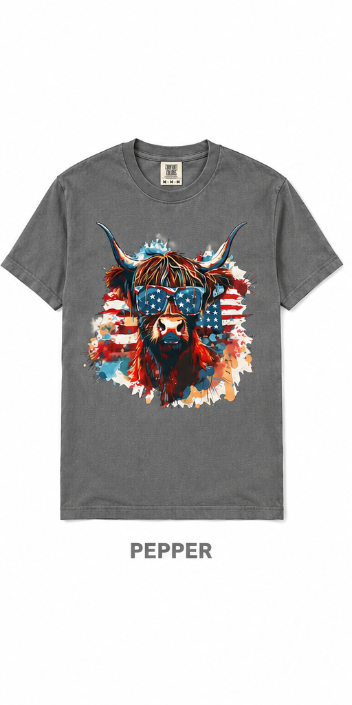 Patriotic Cow Splatter