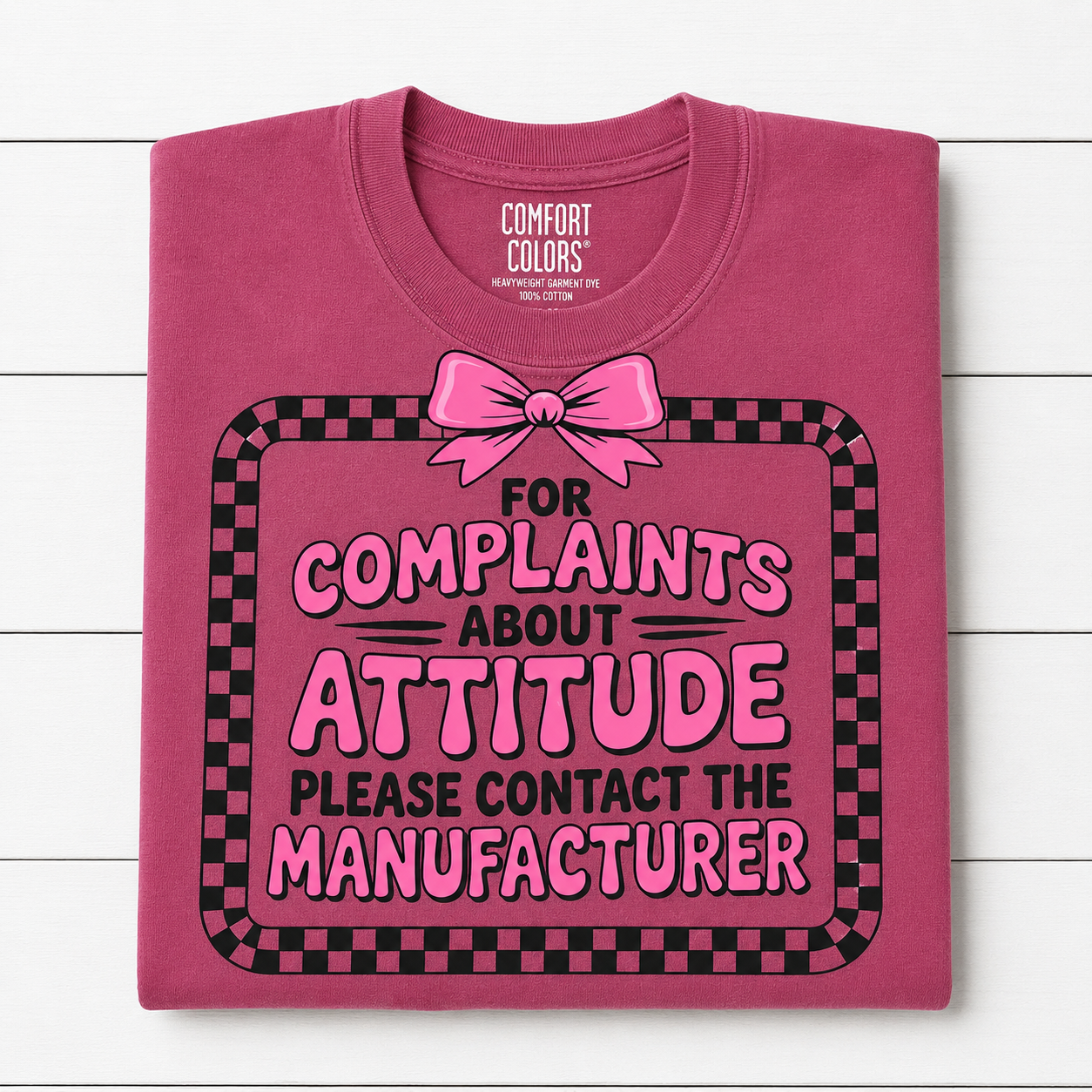 For Complaints About Attitude