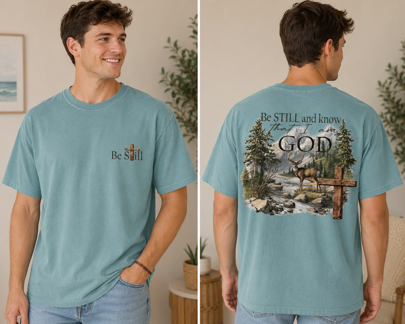 Be Still & Know That I Am God w/ Pocket Print