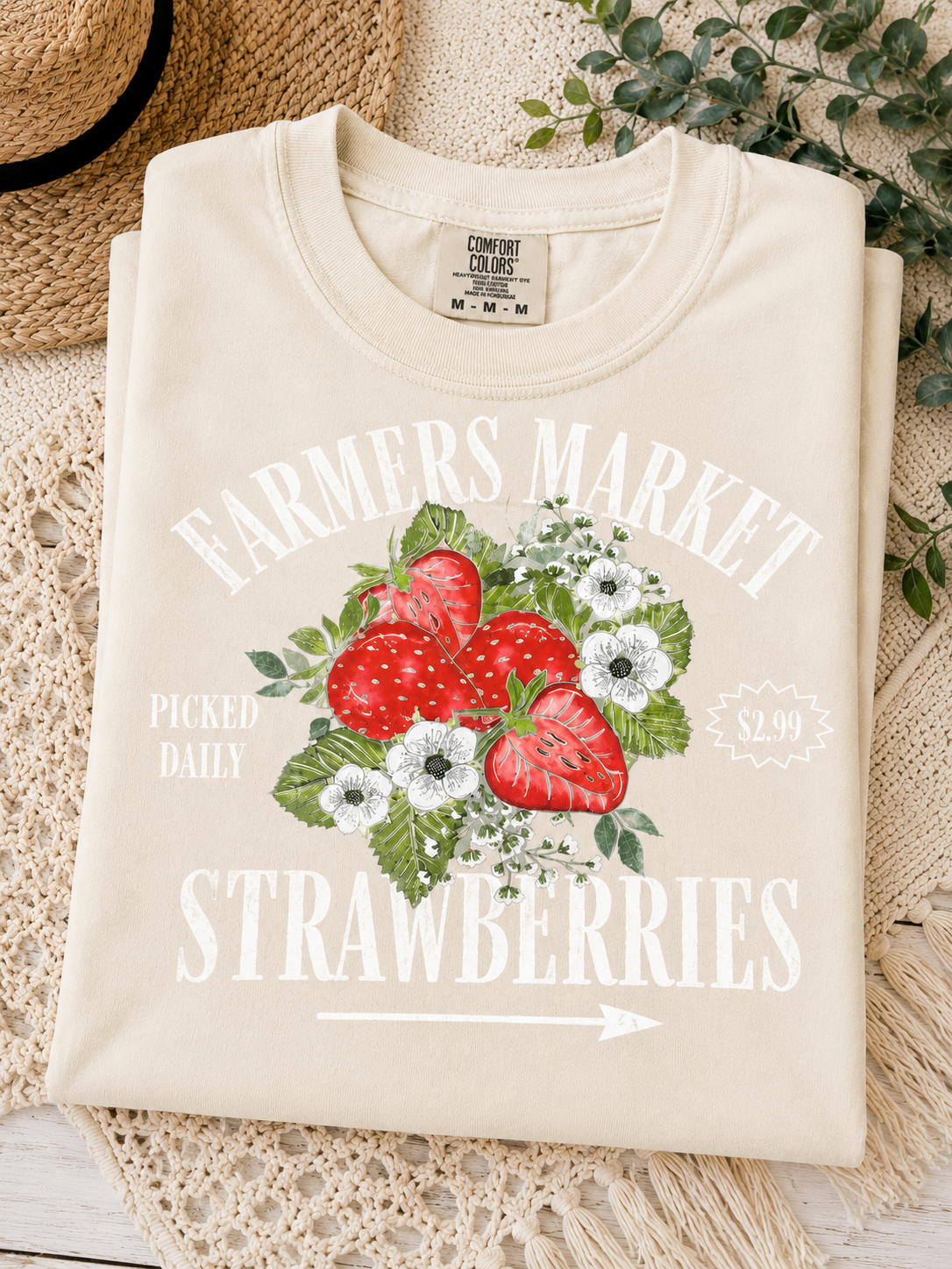 farmers market strawberries