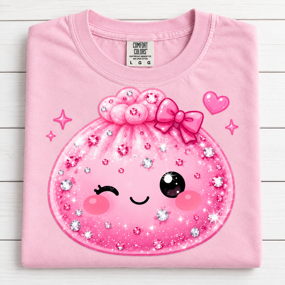 Pink Glitter Dumpling