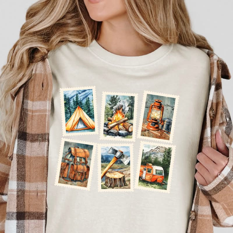 Camping Stamps
