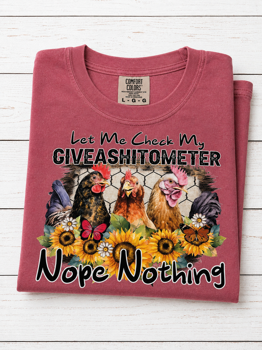 Let Me Check My I Don’t Giveashitometer