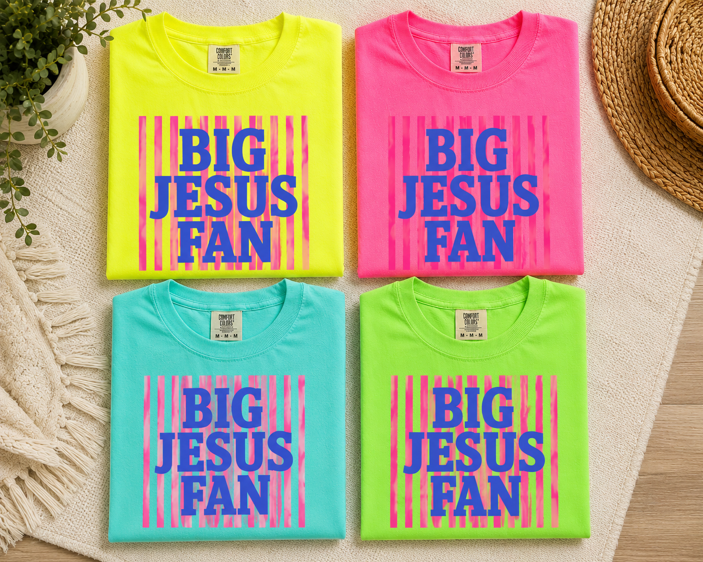 Big Jesus Fan Stripes