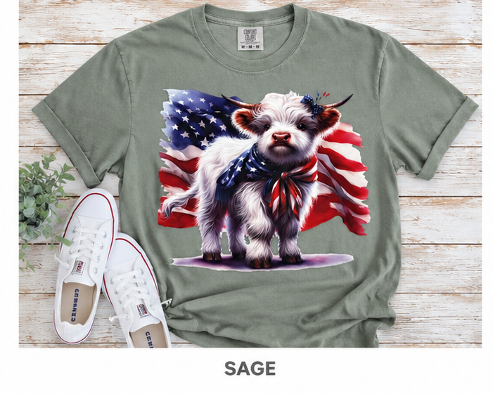 Fluffy American Cow
