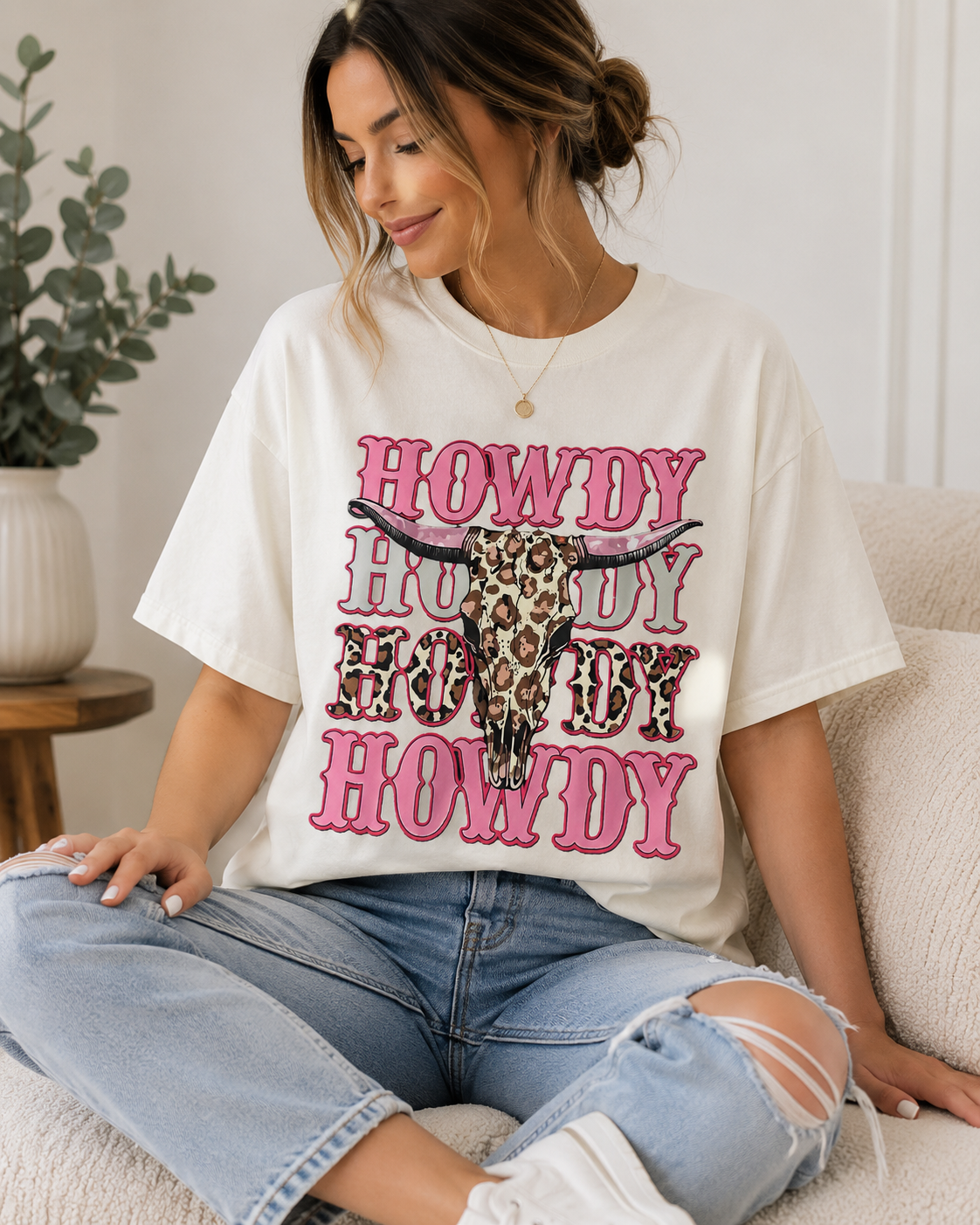 Howdy Cow Skull