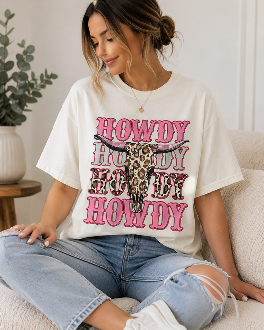 Howdy Cow Skull