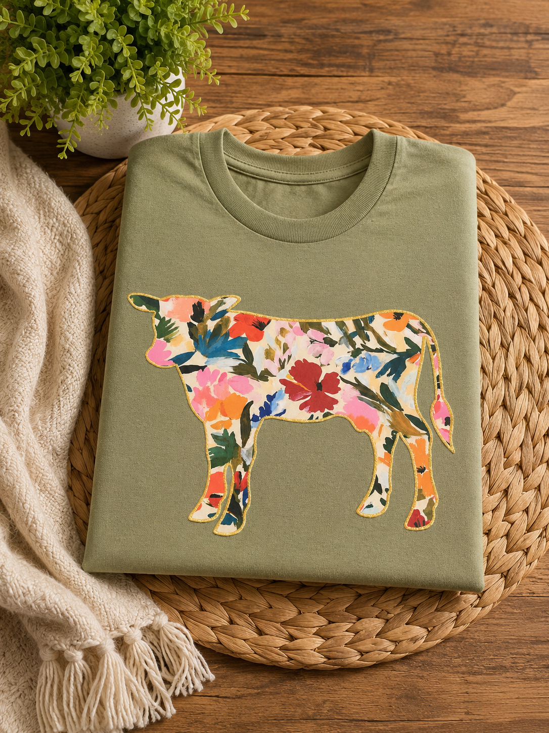 Floral Heifer