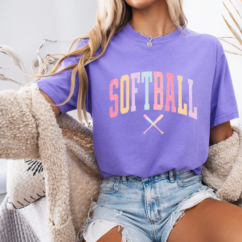 Softball Pastel