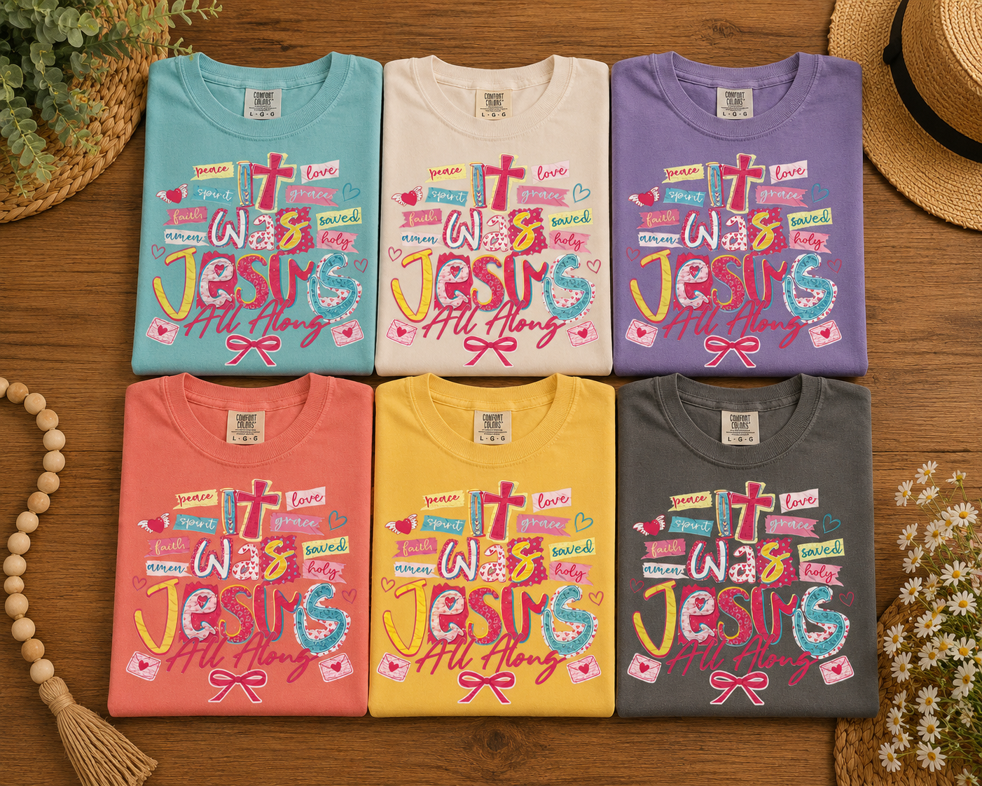 It Was Jesus All Along Colorful