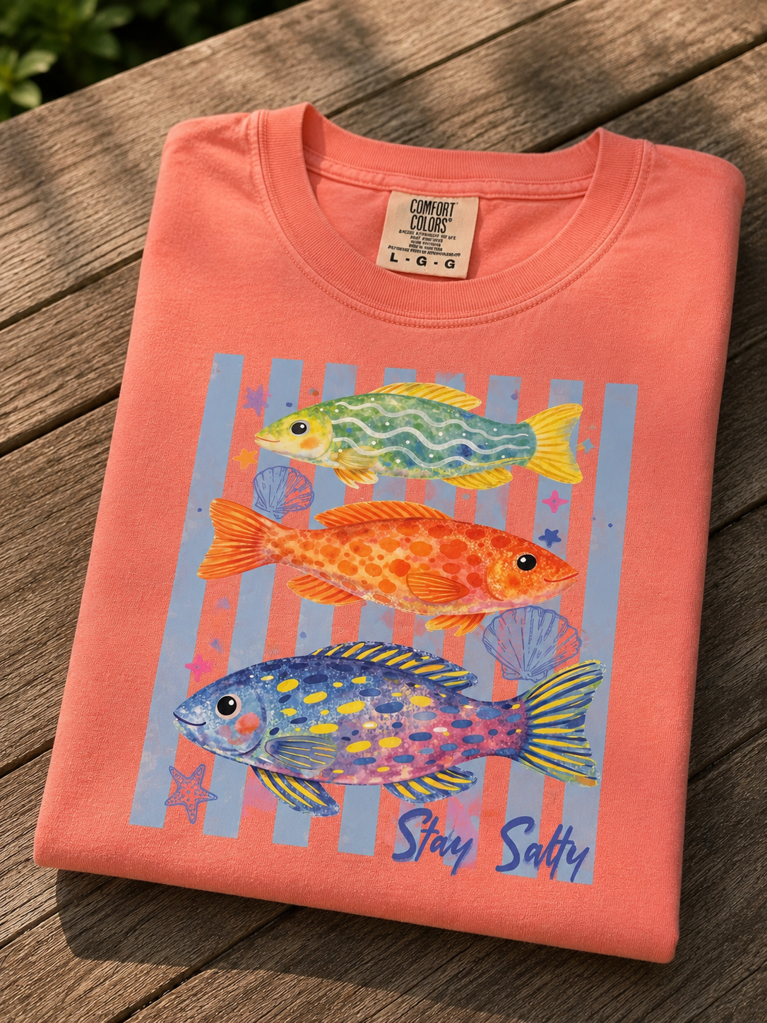 Stay Salty Colorful Fish