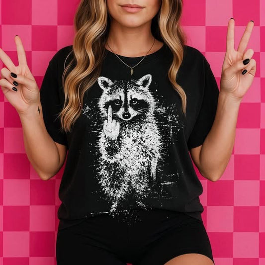 Middle Finger Raccoon