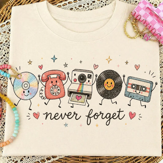 Never Forget Nostalgic Doodles