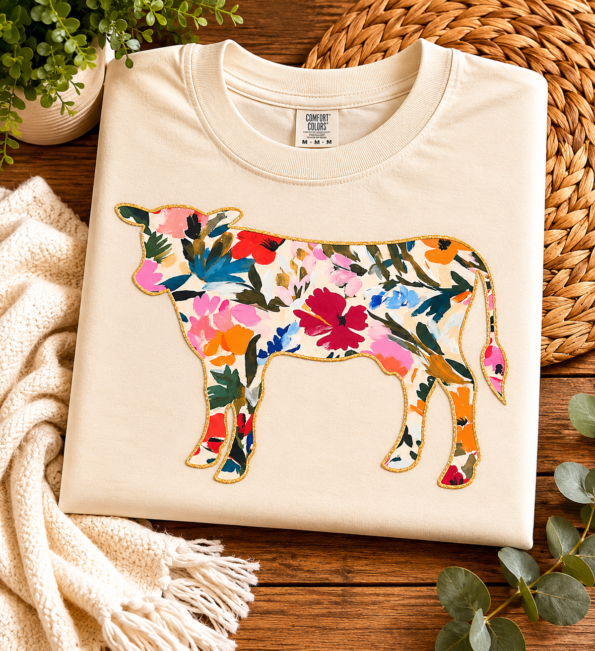 Floral Heifer