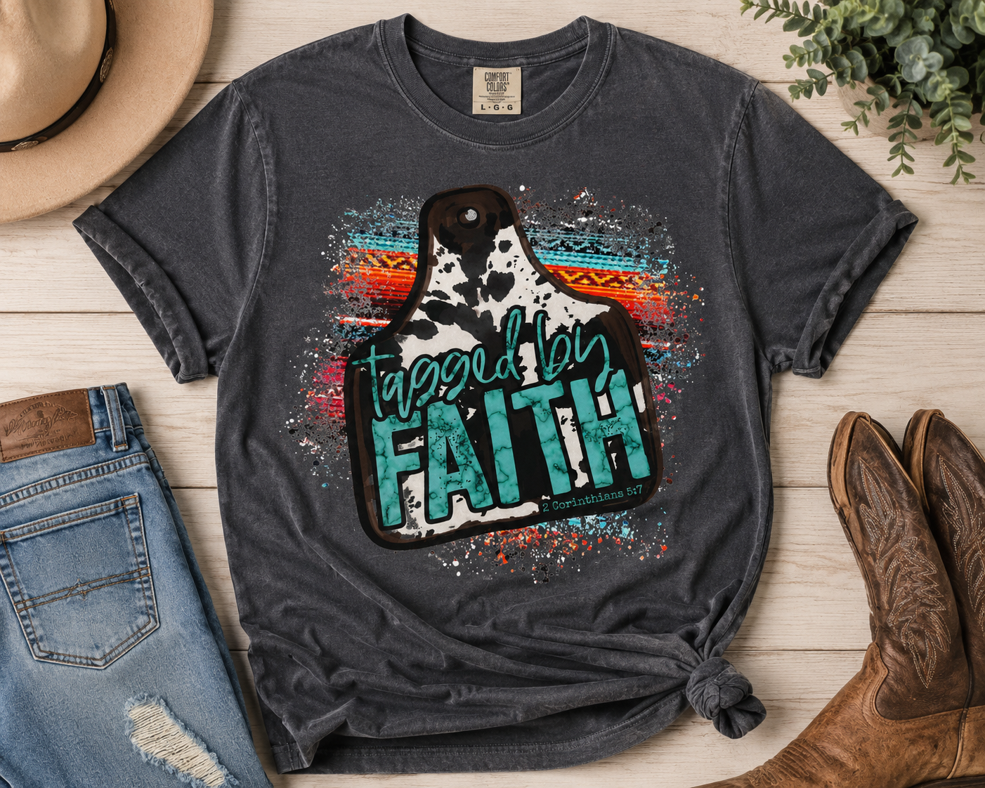 Tagged By Faith Cow Tag