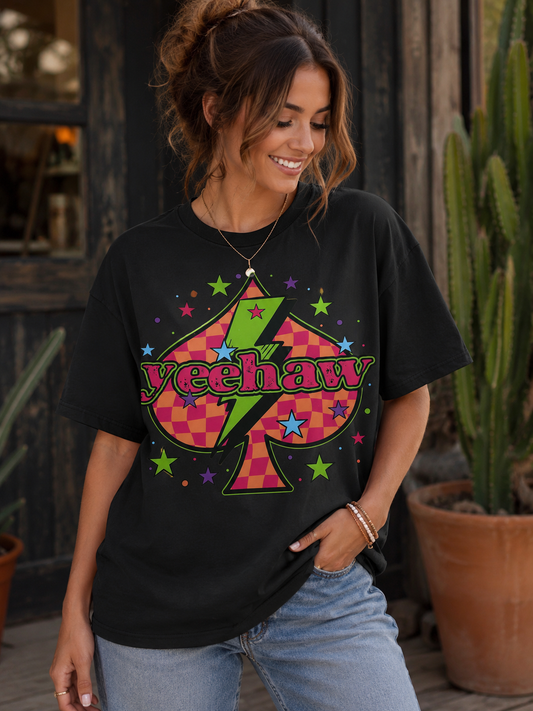 Neon Yeehaw Spade