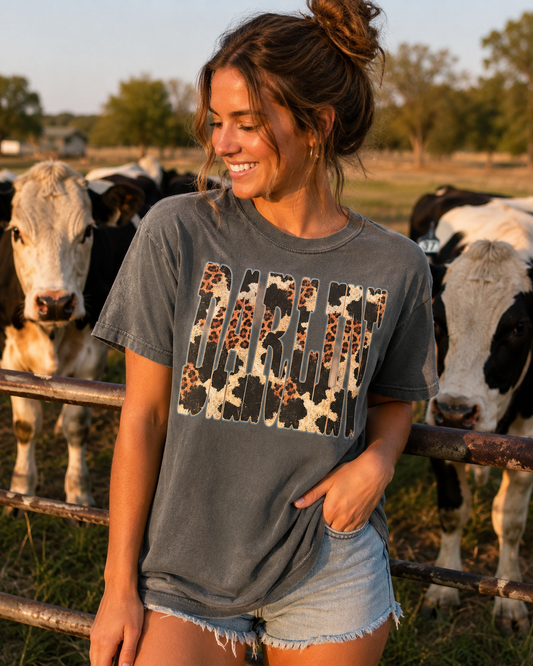 Cowhide Leopard Darlin’