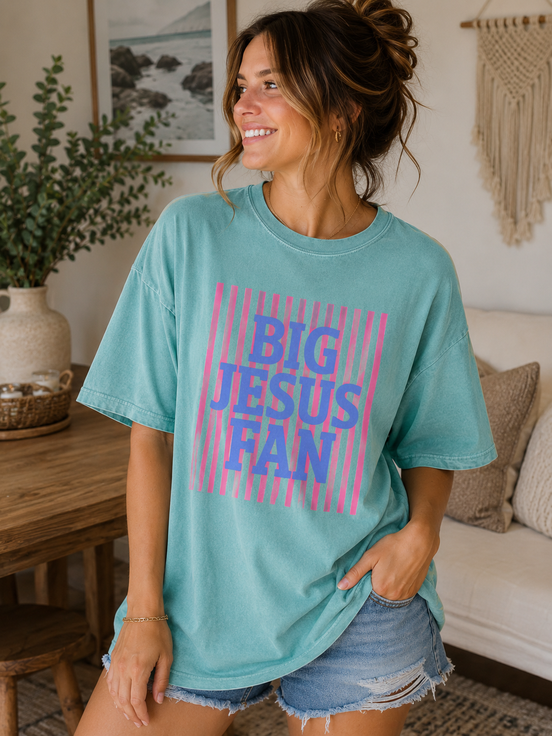 Big Jesus Fan Stripes