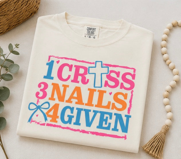 1 Cross 3 Nails 4Given