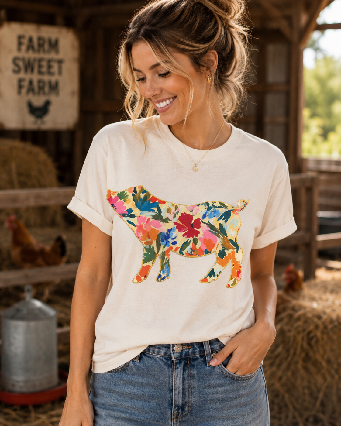 floral pig