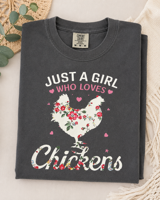 just a girl who loves chickens