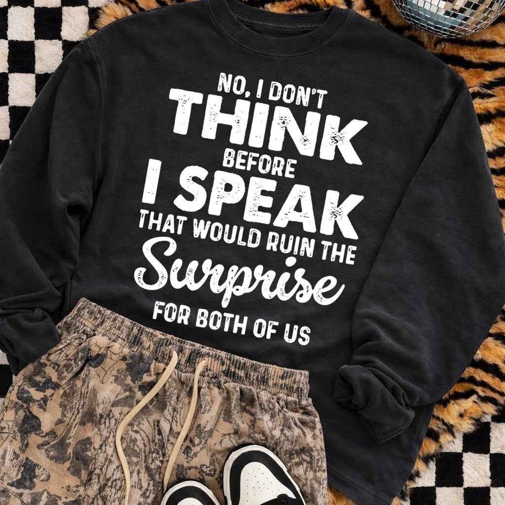 Think Before I Speak