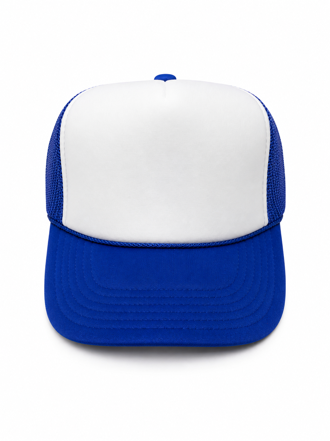 White and Blue Hat