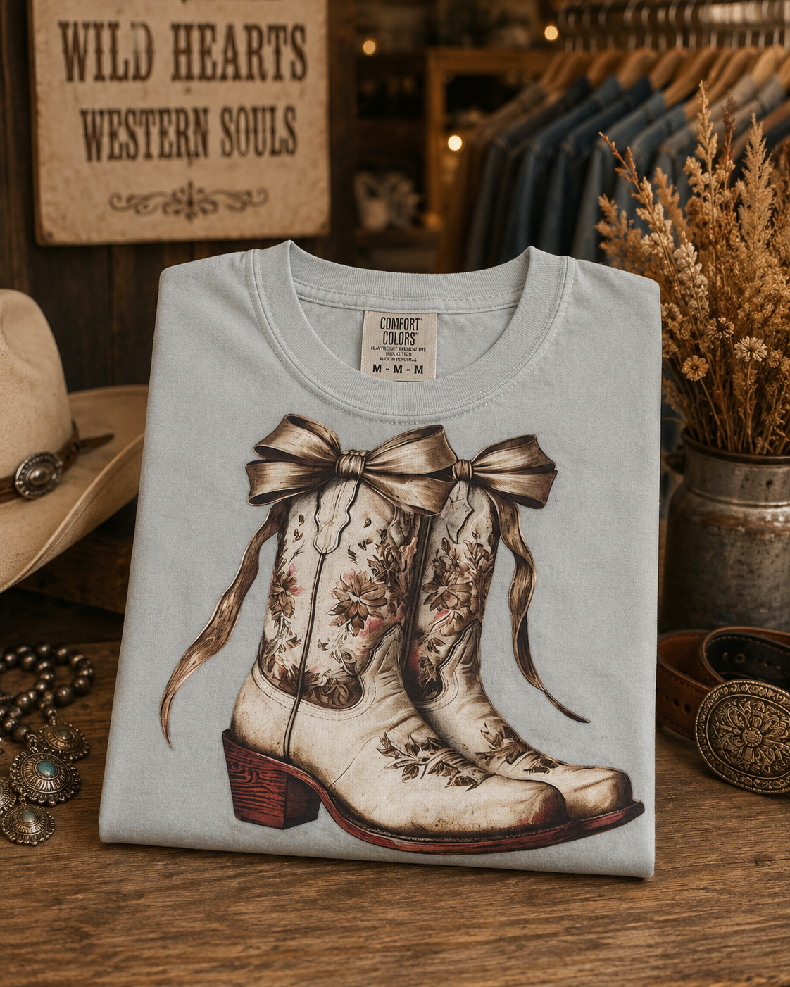Floral Cowgirl Boots