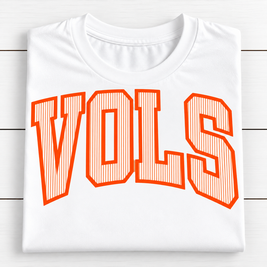 Orange Varsity Stripes