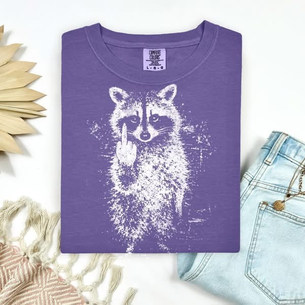 Middle Finger Raccoon
