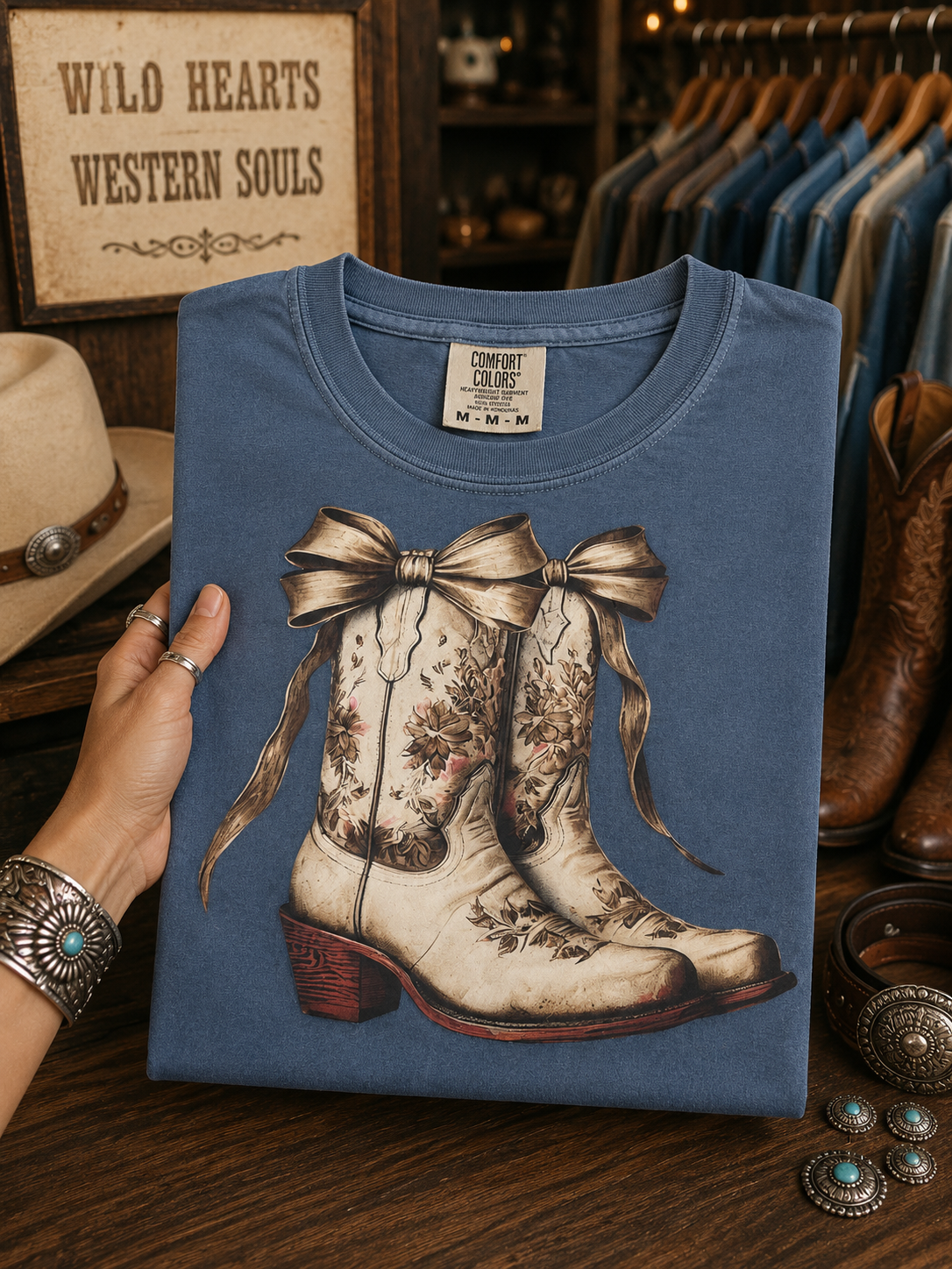 Floral Cowgirl Boots