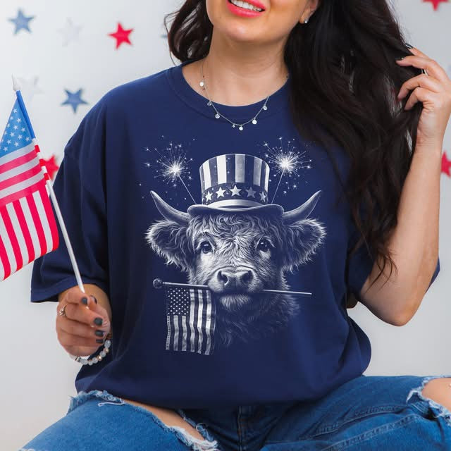 Celebrate America Cow