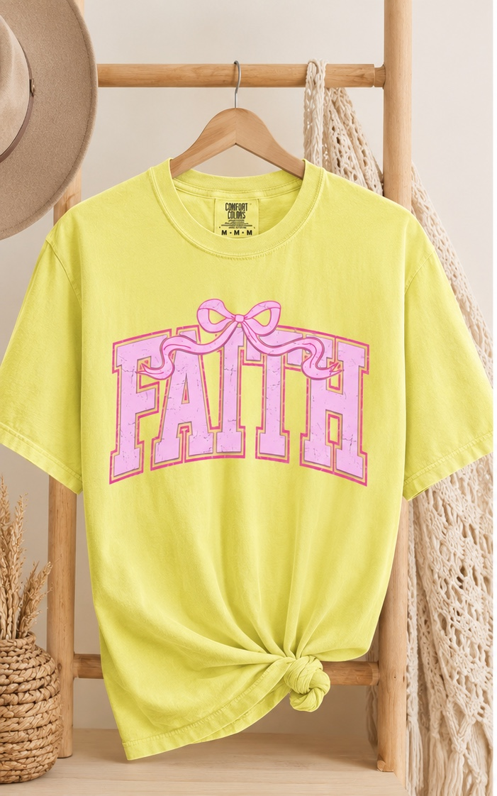 FAITH Pink Bow
