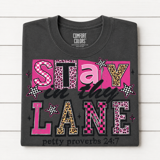 Stay In Thy Lane Petty Proverbs 24:7