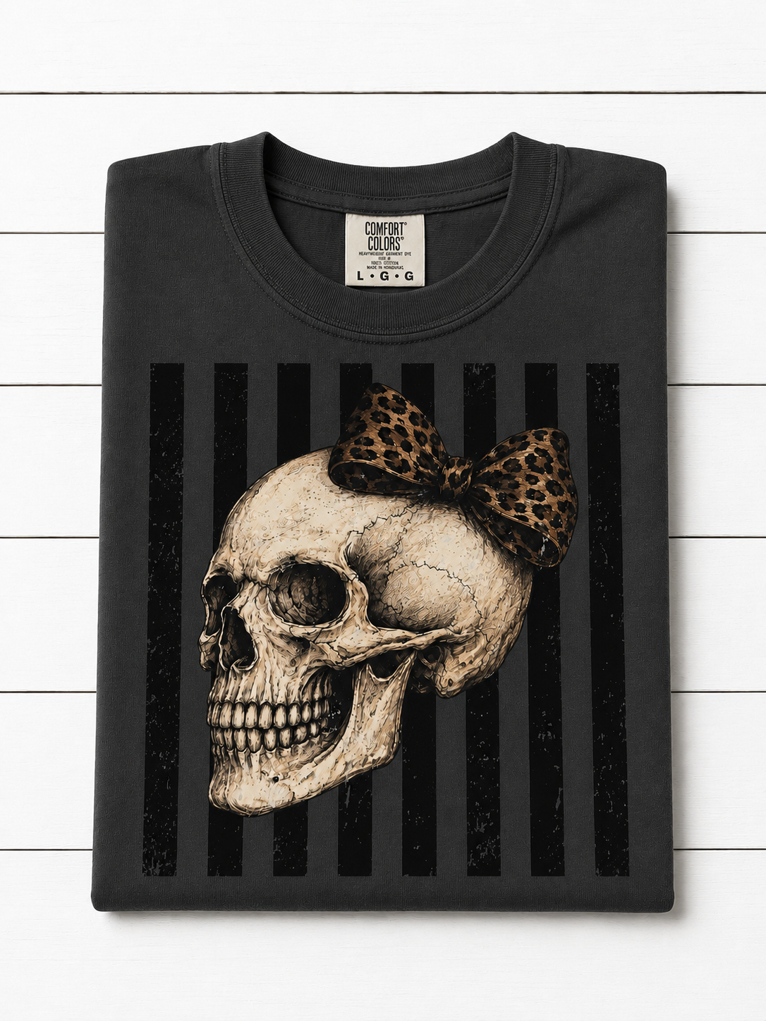 Leopard Bow Skull