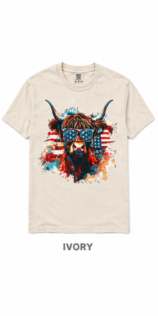 Patriotic Cow Splatter