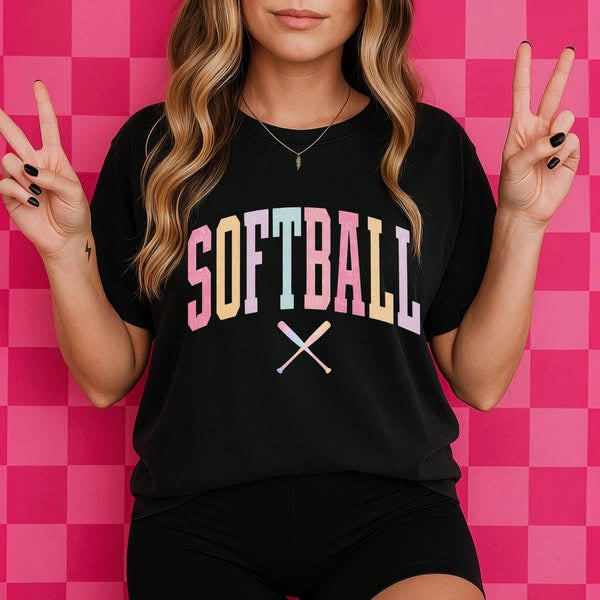 Softball Pastel