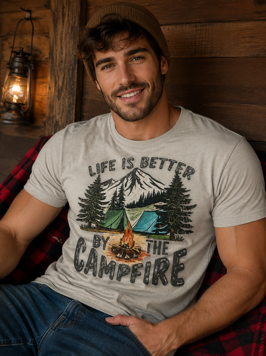 Life Is Better By The Campfire Scene