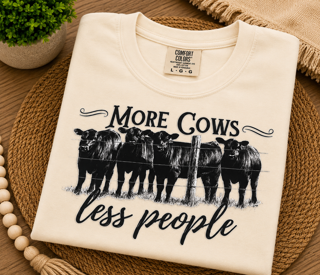 More Cows Less People