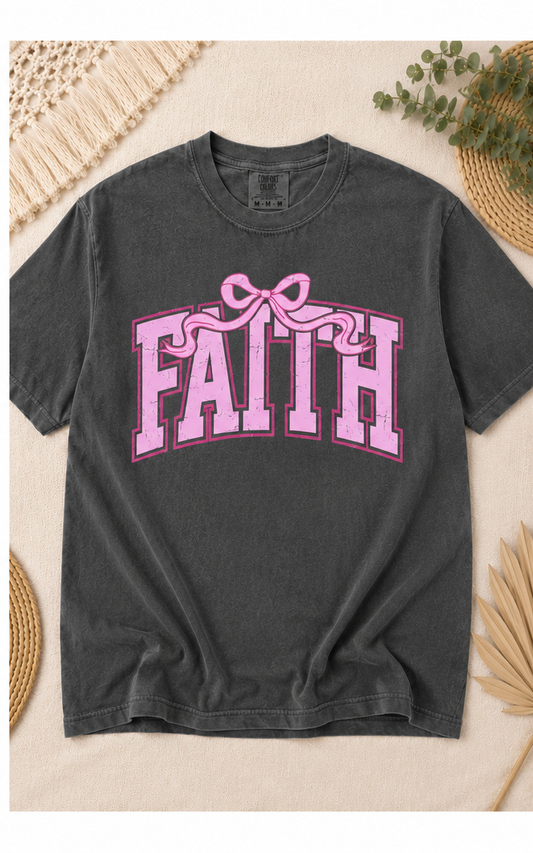 FAITH Pink Bow