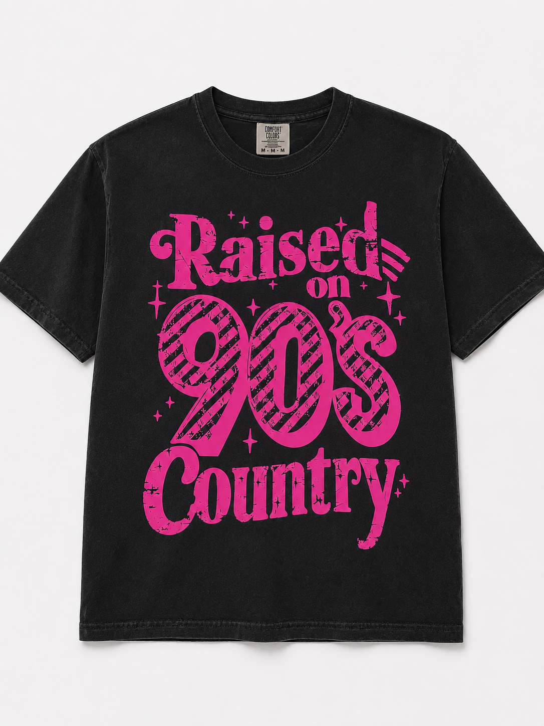 Raised On 90’s Country Hot Pink Ink