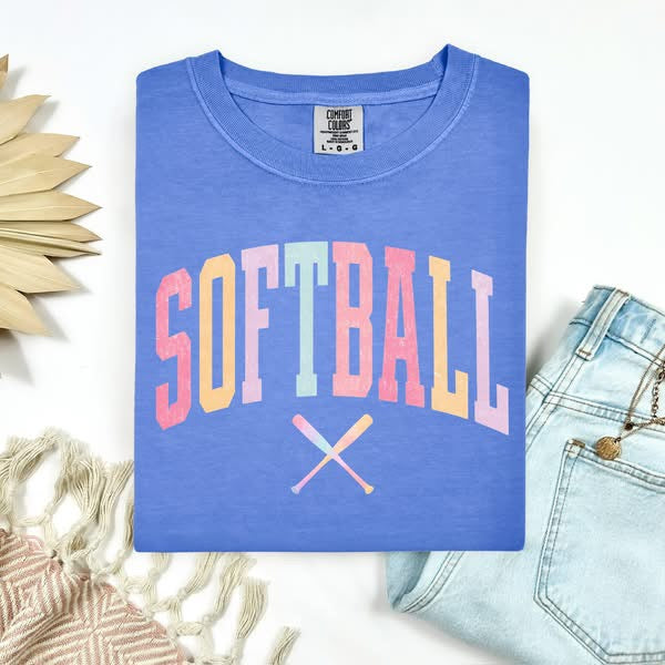 Softball Pastel