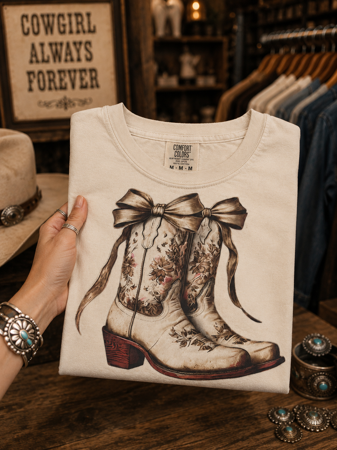 Floral Cowgirl Boots