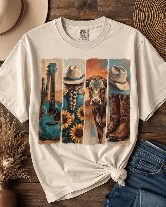 Cowgirl Collage